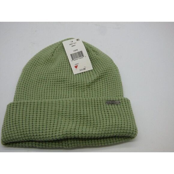 Steve Madden Waffle Beanie, OS, Mint - Picture 3 of 7